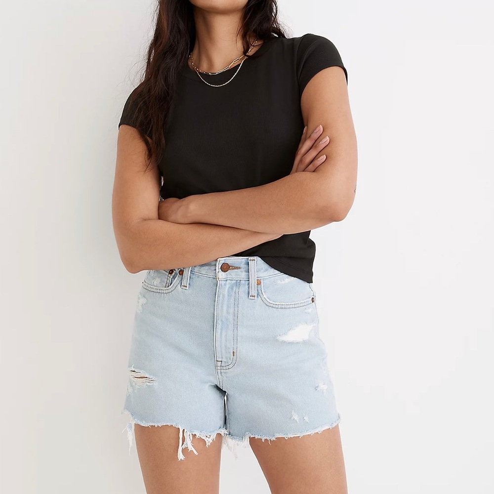 Madewell Mom Jean Short NWT